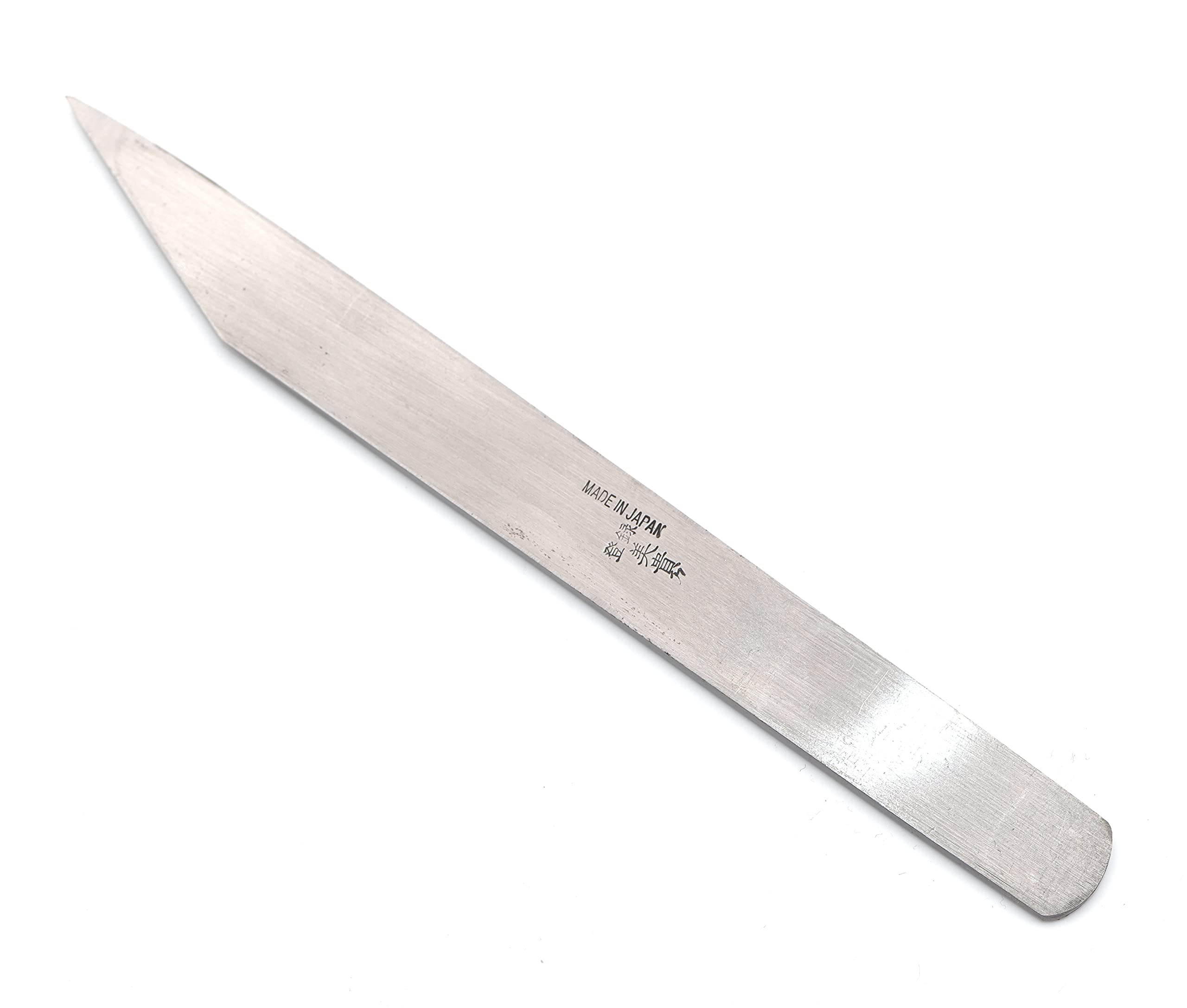 Anreißmesser Anreissmesser Cuttermesser Japanisches Messer Kiridashi Handgeschmiedet in Japan – Rechtshänder (poliert 18 mm)
