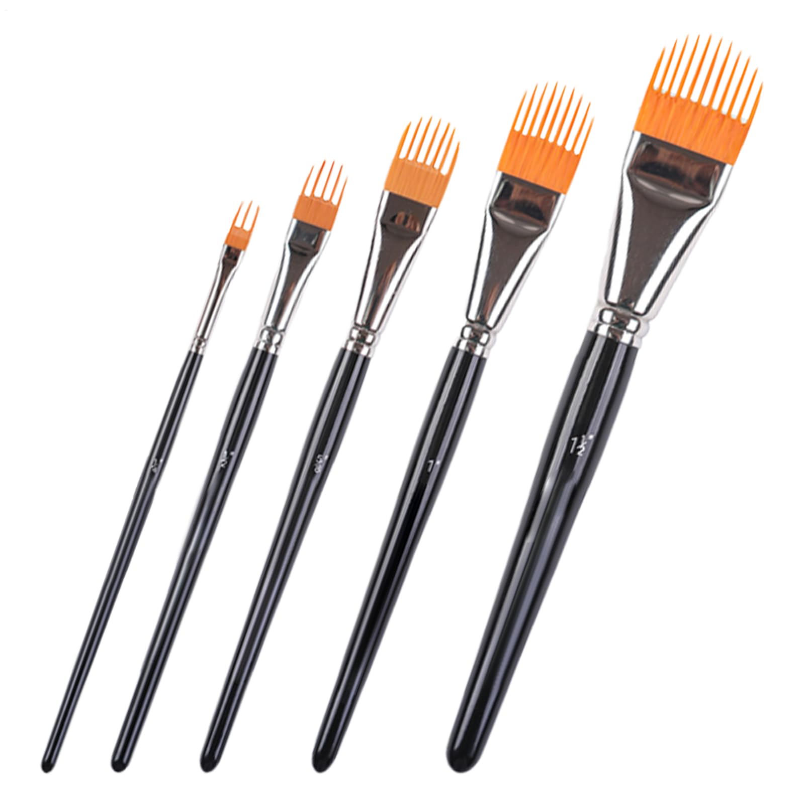 Ensemble pinceaux aquarelle 5 pièces : idée cadeau originale pour anniversaire et Halloween