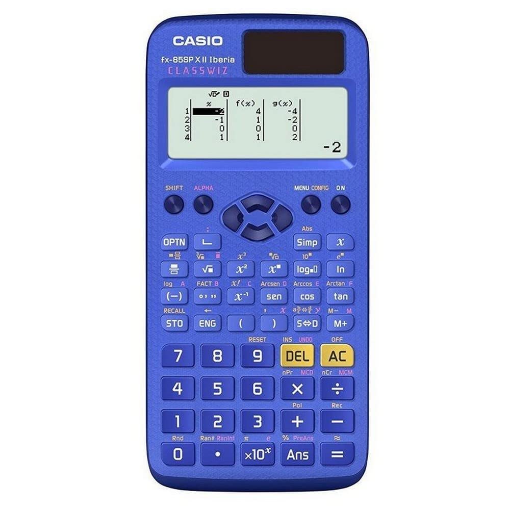 Casio Calculadora científica, Azul, 13.8 x 77 x 165.5 mm