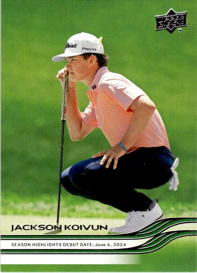 2026 Upper Deck #90 Jackson Koivun Debut Dates Golf Card - Sportscard Superstore