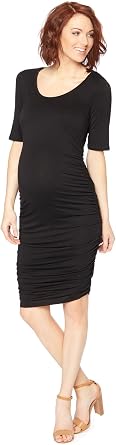 Motherhood Maternity Womens Maternity Bodycon Dress for Casual or Baby Shower