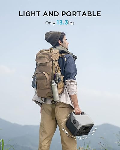 Miniatura 13 de EF ECOFLOW Estación de energía portátil River 2 Max 500, batería LiFePO4 de 499 Wh/1 hora de carga rápida, generador solar de salida de hasta 1000 W