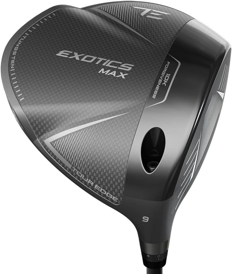 Tour Edge: Clubs / 2026 / Exotics/MRH/Exotics MAX 9.0 Driver Fuji Ventus White/Black 45 S