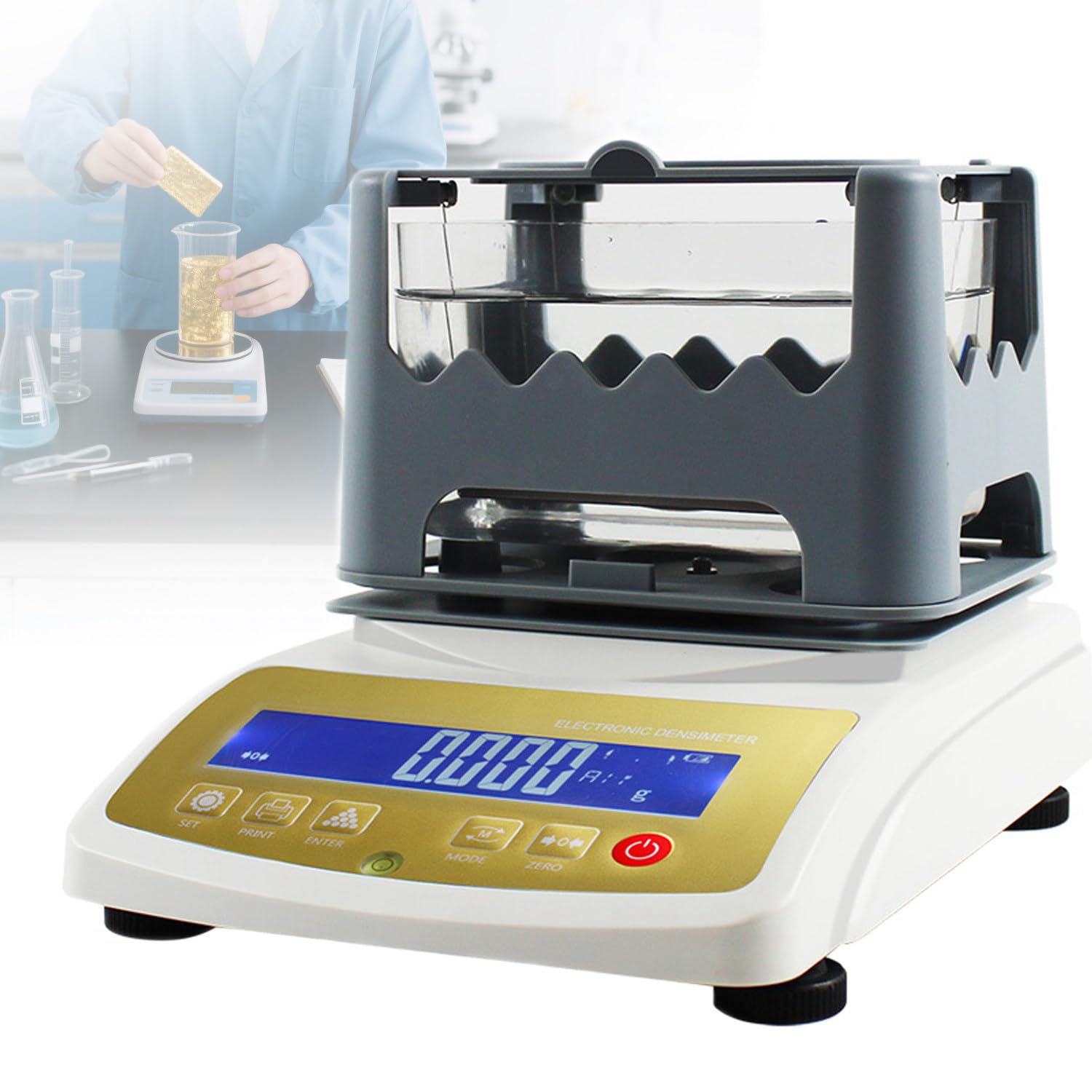 Zerstörungsfreier Goldtester, Edelmetall-Analysegerät für Schmucktests, einfache 3-Schritte, 200 K