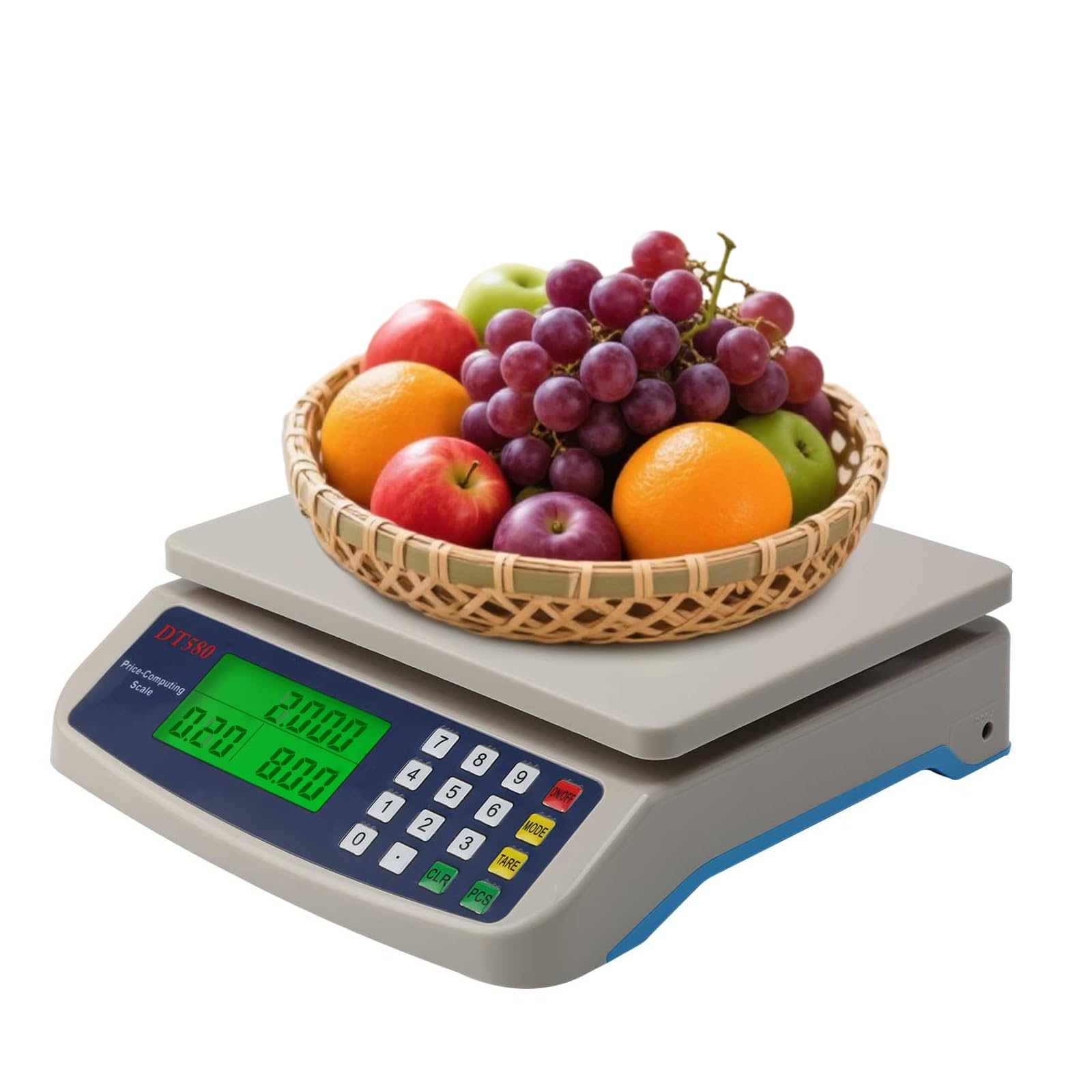Commercial Food Scale,88lb/40kg,for Kitchen,Store,Restaurant,Market