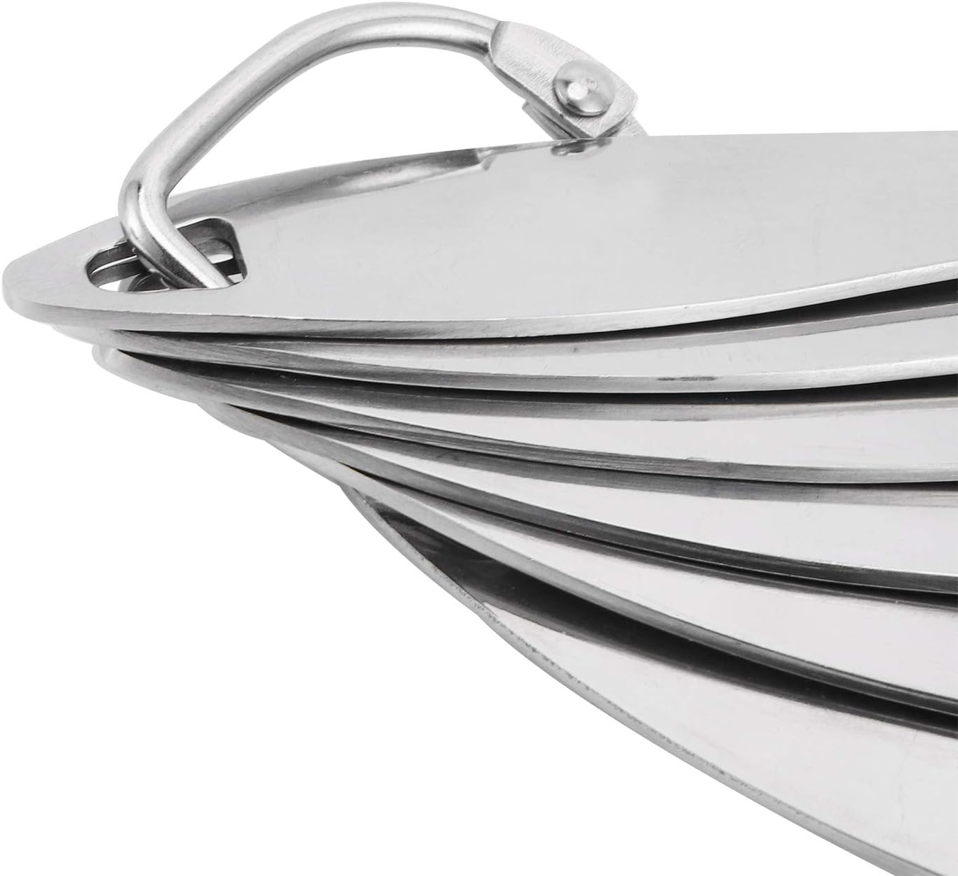 13Pcs Stainless Steel Measuring Cups Spoons Set, Baking Measurement Tools with Scales, Mirror Polished for Accurate Cooking Baking, Includes 7 Measuring Cups