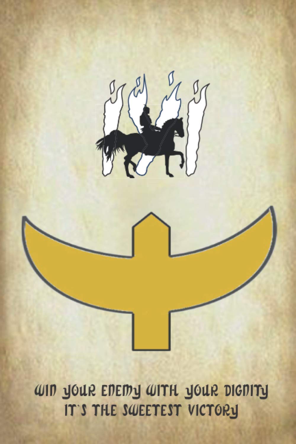 Win your enemy with your dignity it’s the sweetest victory: osman son of Ertugrul ghazi,Kayi Tribe Ottoman Flag design journal ,undated lined ... gift for man & women,teens kids,students