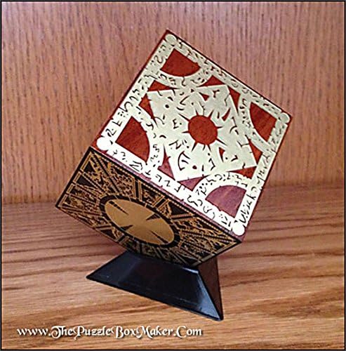 Glass Dome with Base and Stand for a Hellraiser Puzzle Box - Lament Configuration - Hellraiser