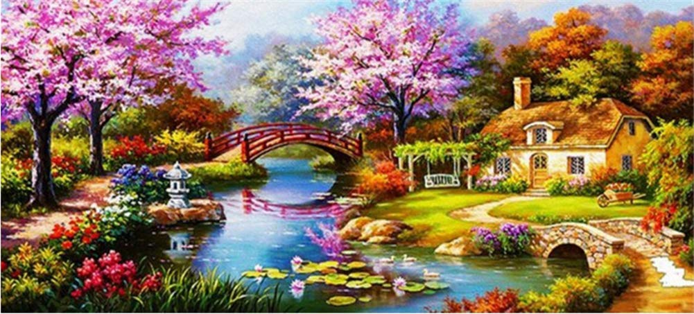 5D DIY Pittura Diamante Kit Scena Animale Piazza Full Drill Strass Cristallo Adulti Attraversare Cucire Ricamo Diamond Painting Stanza Parete Della Decorazione Artigianato 40x50cm/16x20in C1513