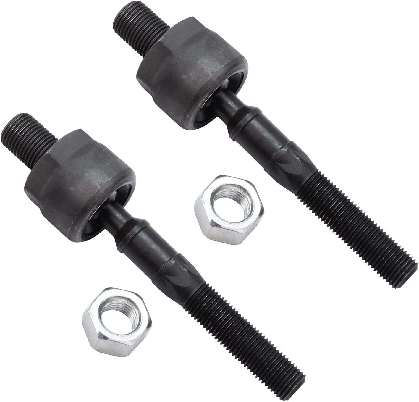 Detroit Axle - Front 6pc Tie Rods Kit for 00-06 Volvo S80, 01-09 S60, 01-07 V70, 4 Inner & Outer Tie Rod Ends 2 Boots 2001 2002 2003 2004 2005 2006 Replacement
