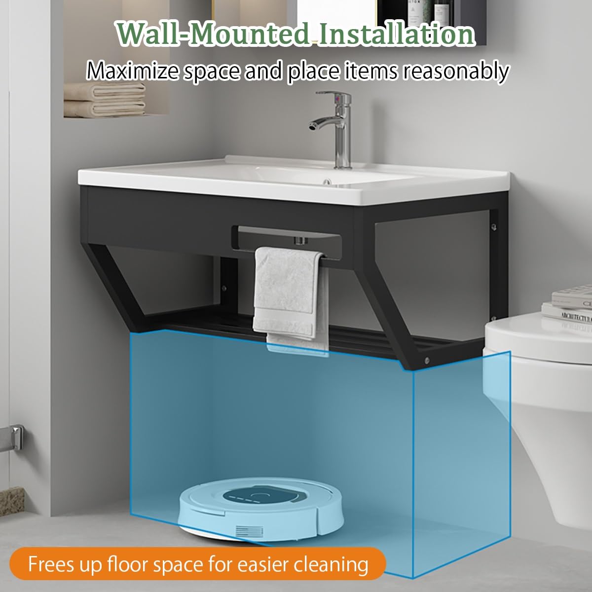 Lave Main Wc Avec Meuble,Comptoir Lavabo Suspendu Au Mur,Lave Main Céramique Blanche,Lavabo Wc,Meuble Lave Main Wc Angle,Salle De Bain Lavabo Ou Lave,Pour Salle De Bain