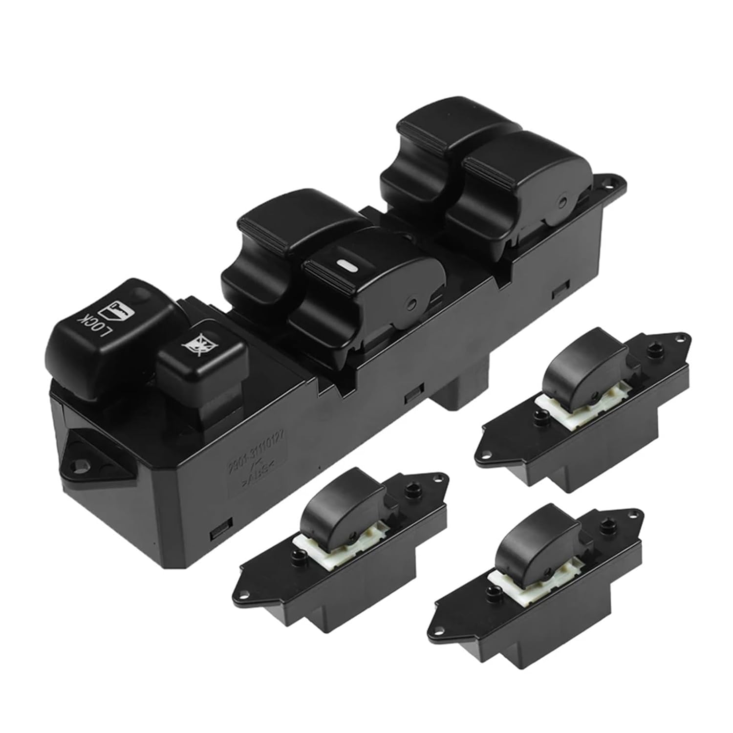 MR587943 MR587944 Car Electric Power Window Lifter Control Switch Button Compatible with Mitsubishi Endeavor Lancer Colt 04-2012(A Set)