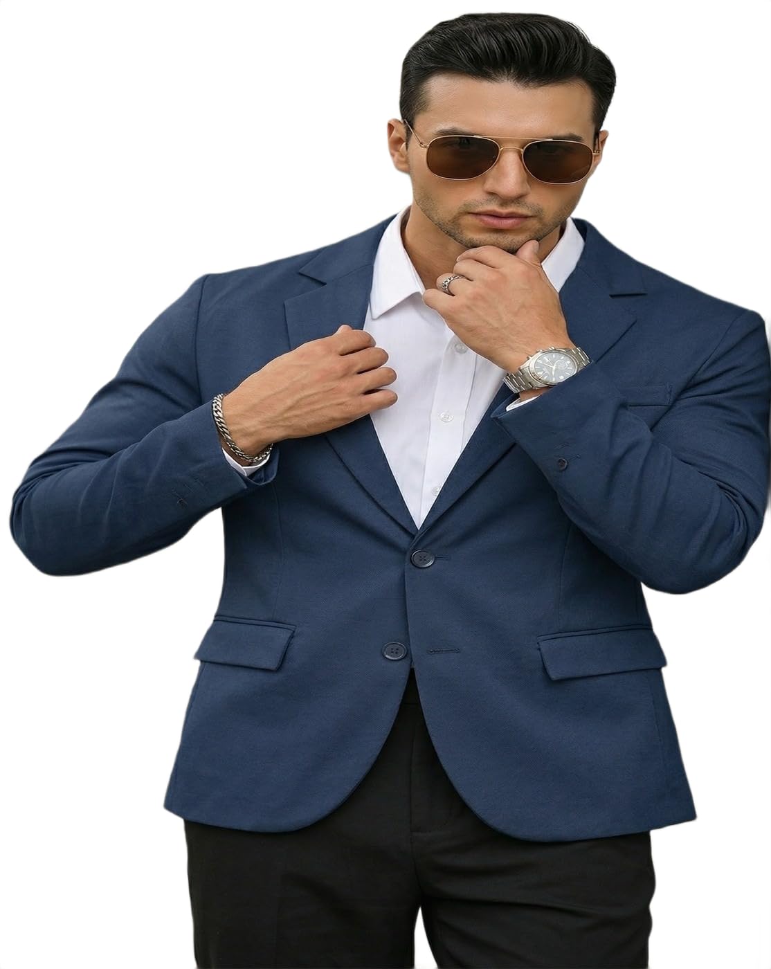 new-18 Men Formal Blazer, Blazer for Men,Navy Blazer-picture-13