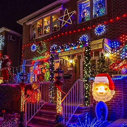 Dazzle Bright Color Changing Christmas Lights, 33Ft 100 Led Rgb String Lights With Remote & Timer, Usb Powered Fairy Lights For Indoor Outdoor Xmas Tree Party Wedding Christmas Decorations #TOP5