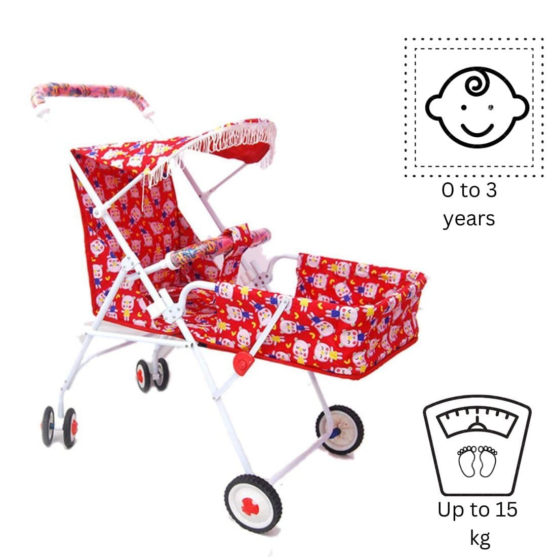 Baby Stroller - Lightweight & Safe for Babies -2