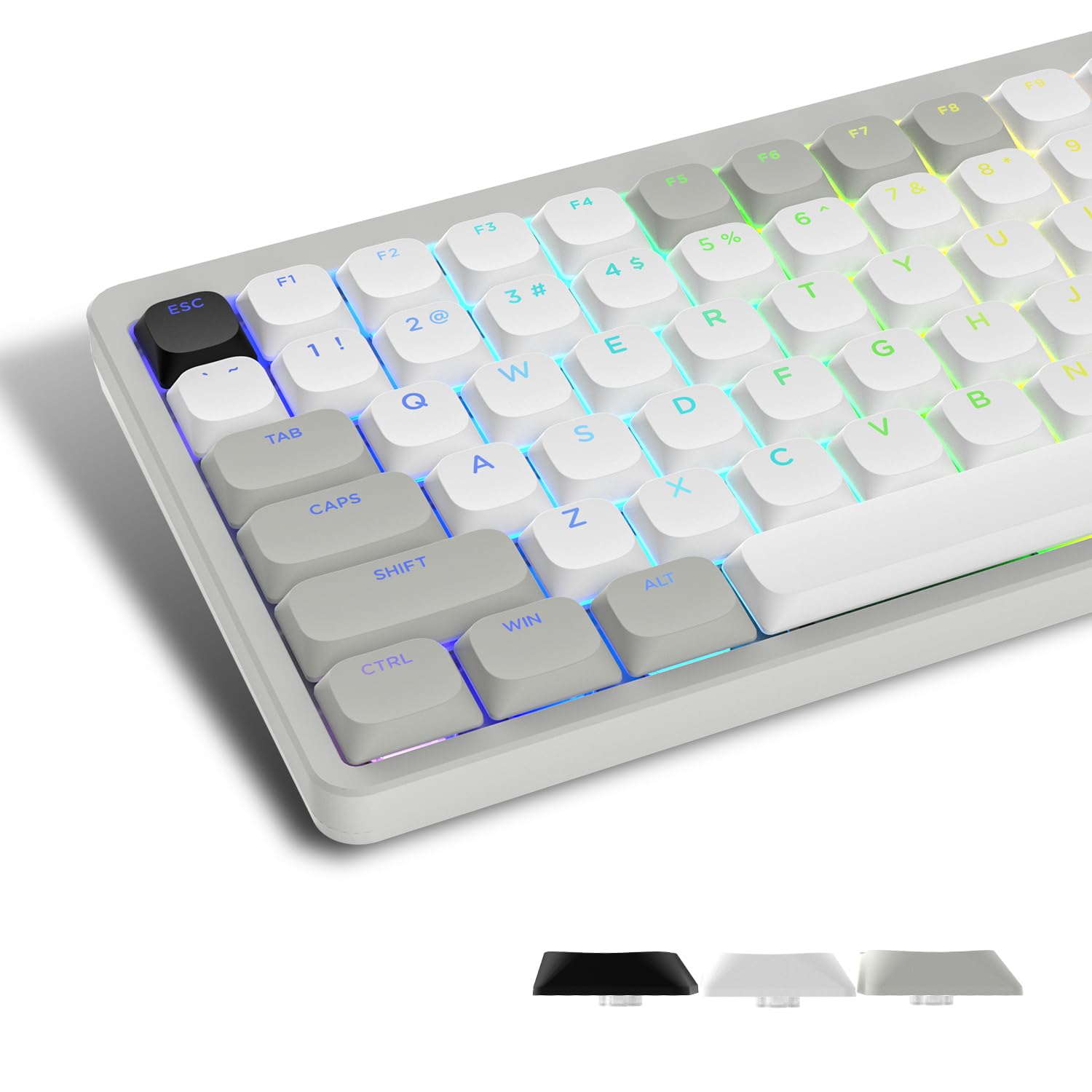 Amazon.co.jp: キーキャップ 143キー Womier ロープロファイル