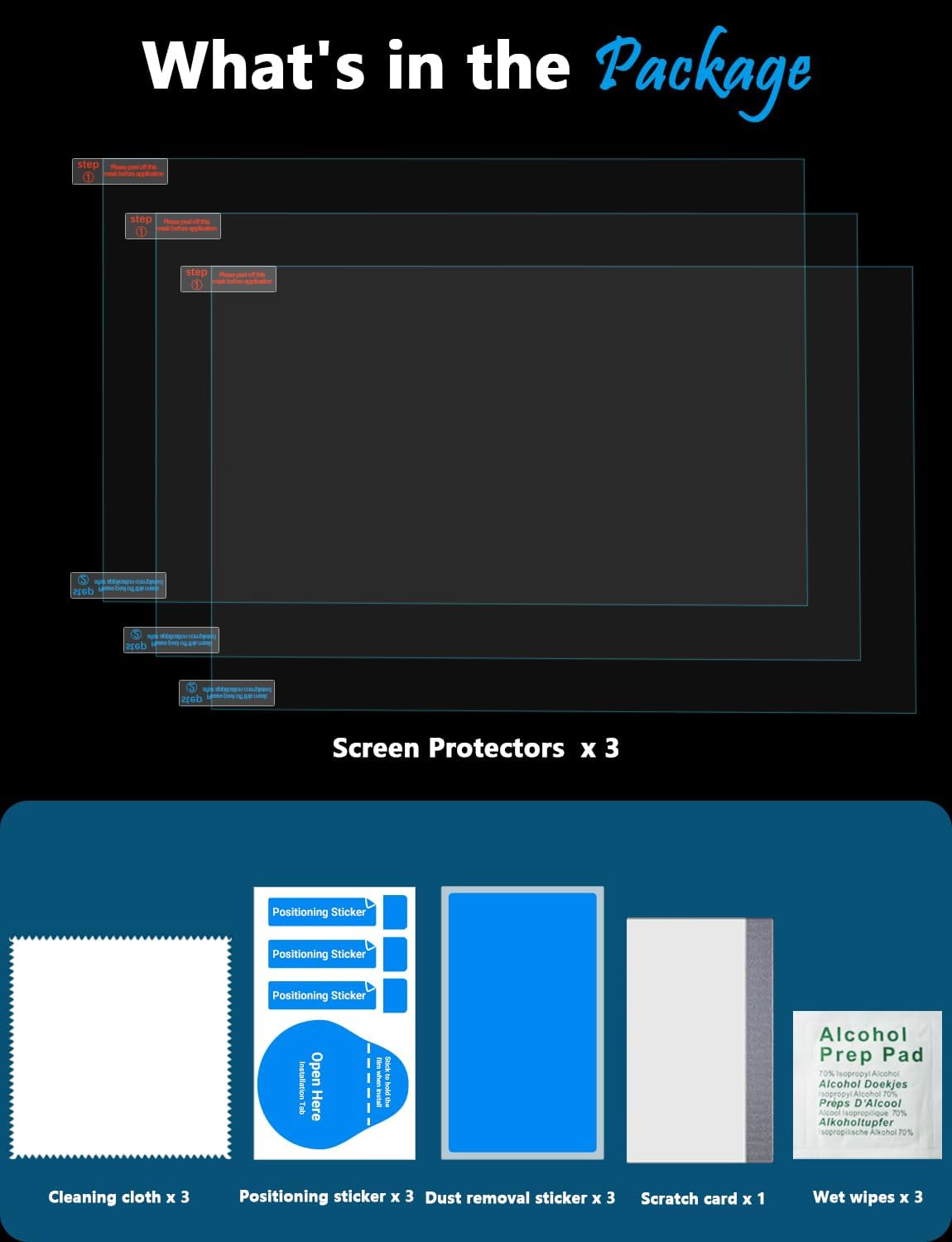 [Confezione da 3] 15,6 pollici 16:9 protezione schermo per computer portatile – anti luce blu e filtro antiriflesso, 15,6 pollici compatibile con Dell HP Envy x360 Asus vivobook Arzopa Samsung book