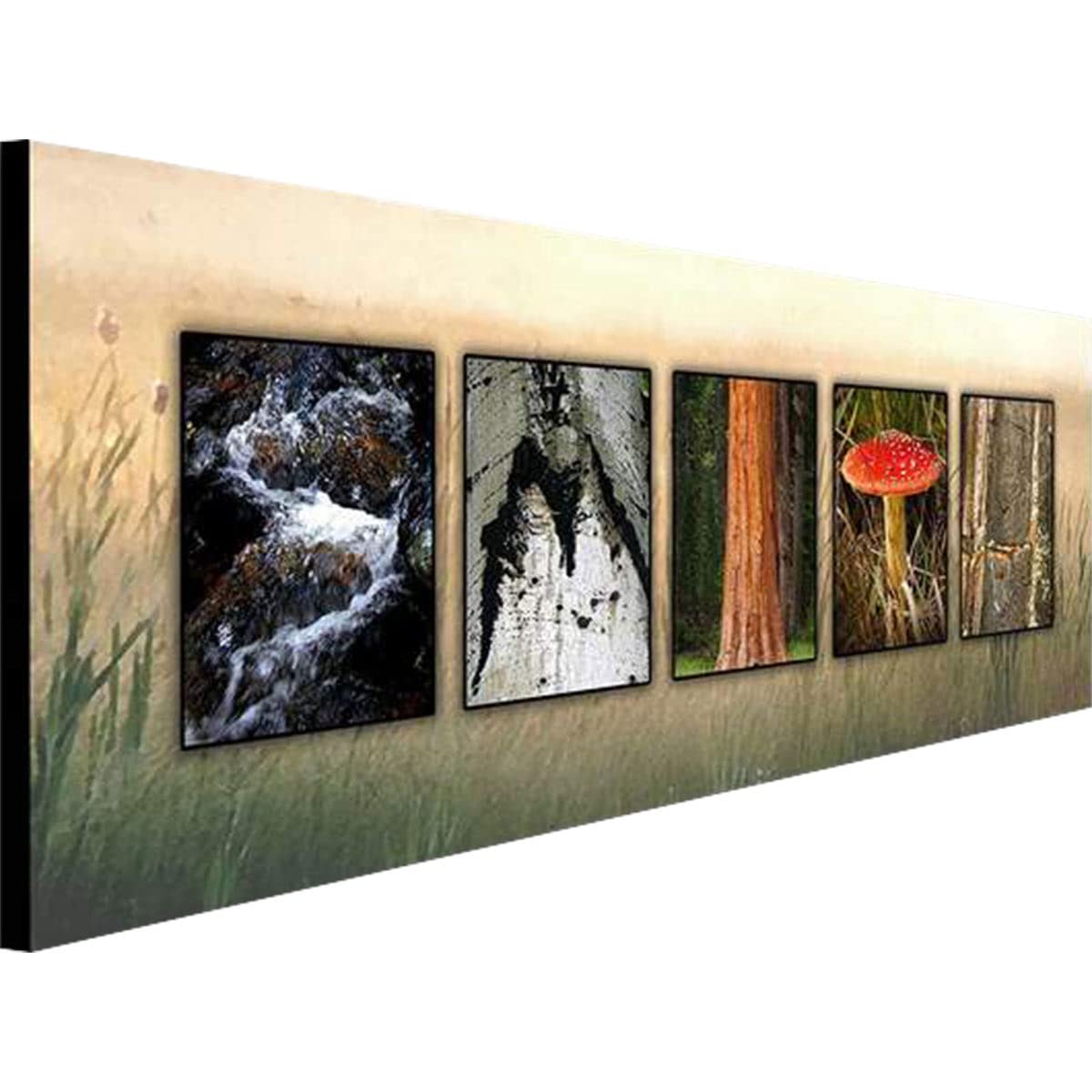 BLACK FOREST DECOR Wilderness Life Personalized Block Mount - 18 x 7