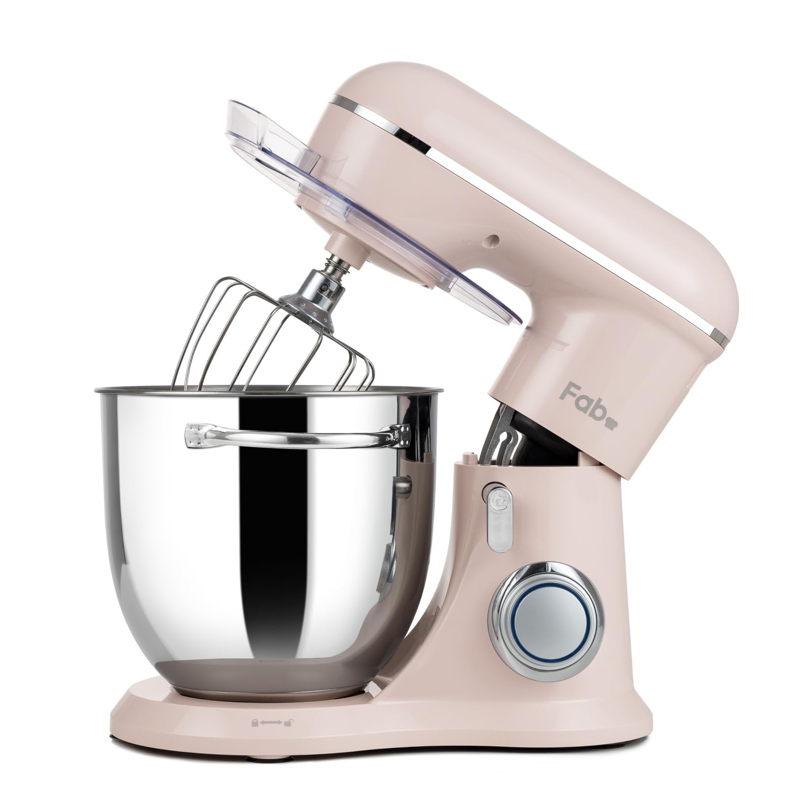 Fab Batidora Amasadora 6L Profesiona,Amasadora de Pan y Reposteria 1300W,Robot de Cocina con 10 Velocidades,Incluye Gancho Amasador,Paleta Batidora y Varilla Mezcladora,Kitchen in the box