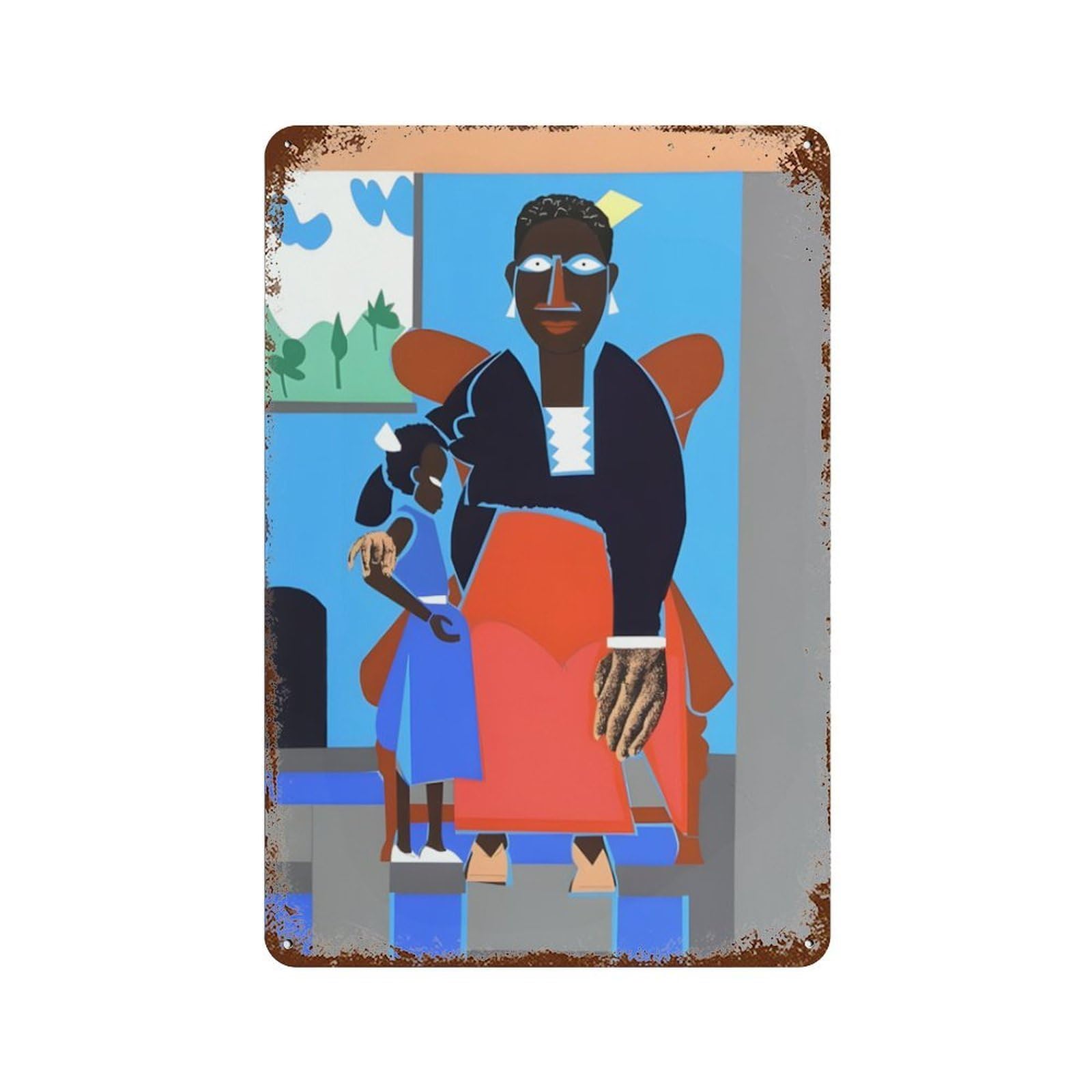 xiaoxiaoshen Romare Bearden (28) Wall Decor Art Metal Tin Poster Modern Home Decor Art Home Bar Shop Decorations Vintage Sign 30x20cm
