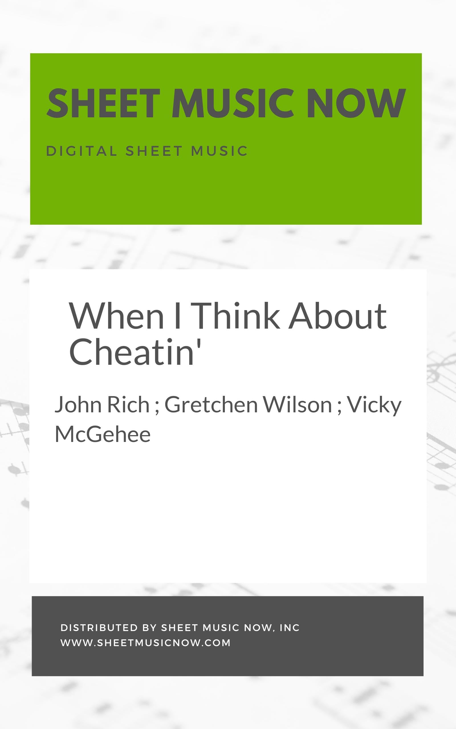 When I Think About Cheatin'