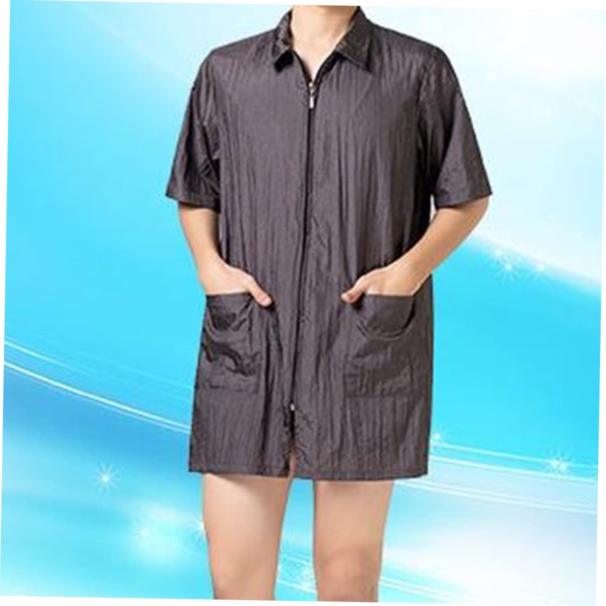 DOITOOL 3pièces Vêtement De Capillaire Blouse Pour Cheveux Manches Courtes Pratique Et Imperméable