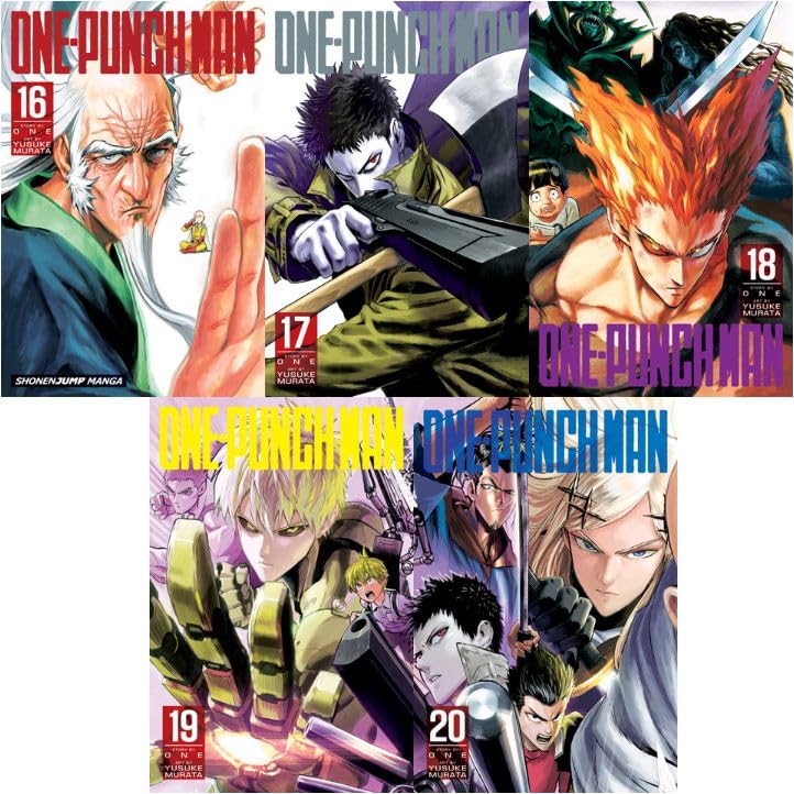 One One-Punch Man Volume 16-20 Collection 5 Books Set      Paperback – July 7, 2020