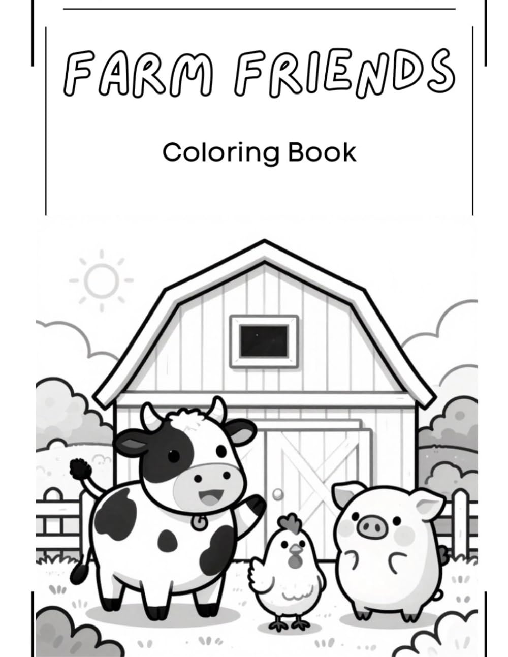 Farm Friends: Coloring Book
