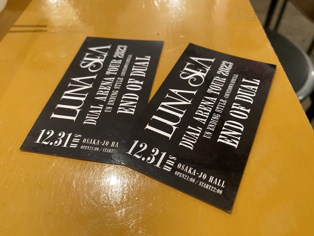 Amazon.co.jp: LUNA SEA 2023-2024カウントダウン ステッカー ホビー 