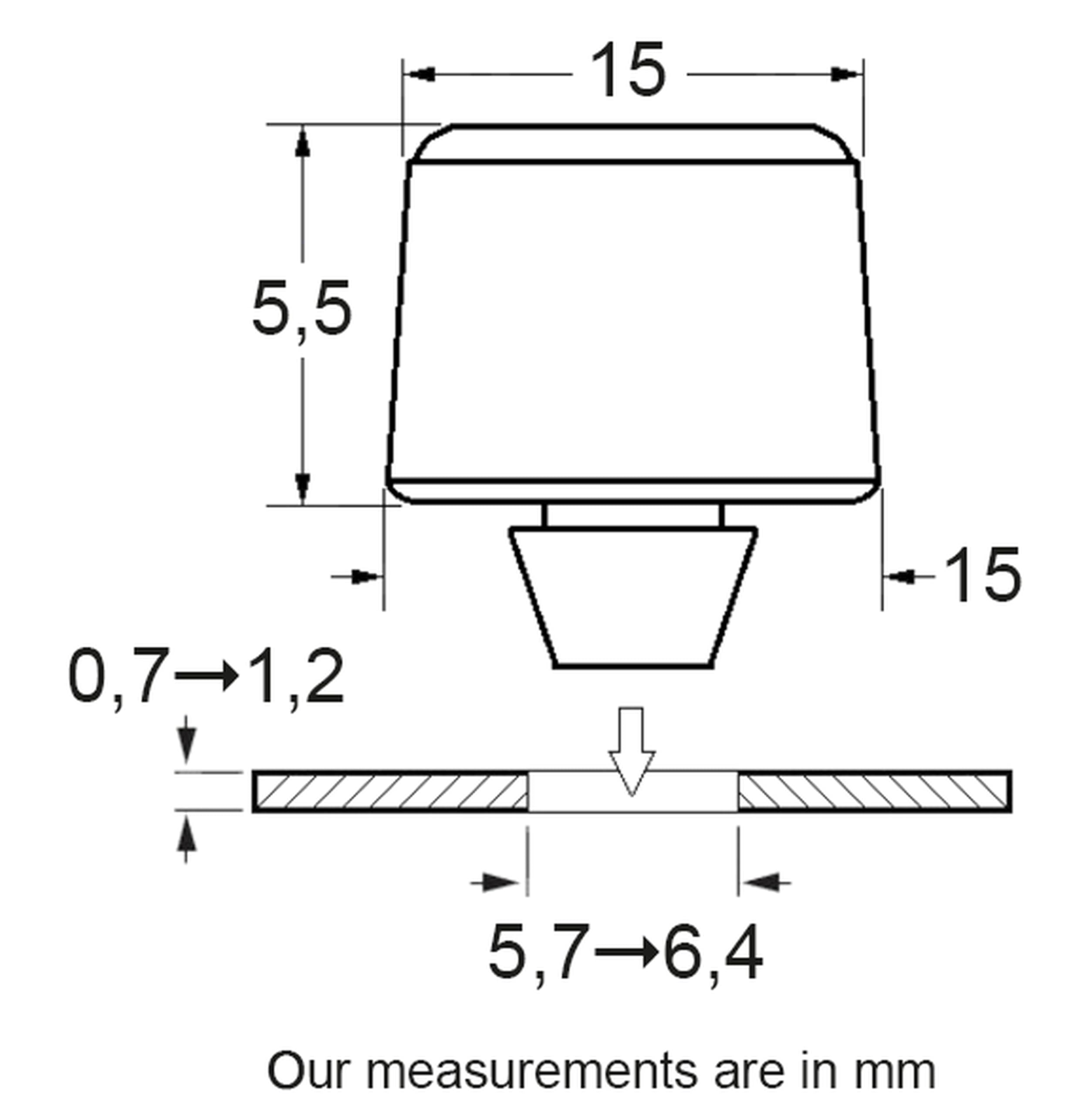 Restagraf - Butée De Hayon - Amortisseur De Fermeture