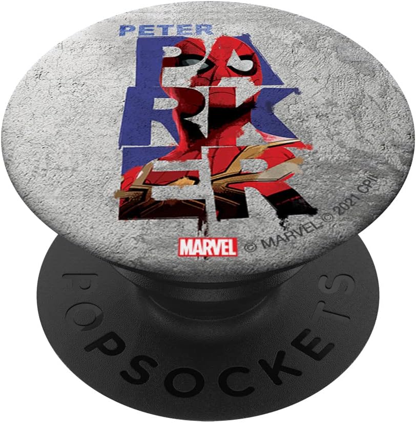Marvel Spider-Man: No Way Home Peter Parker Letters PopSockets Swappable PopGrip