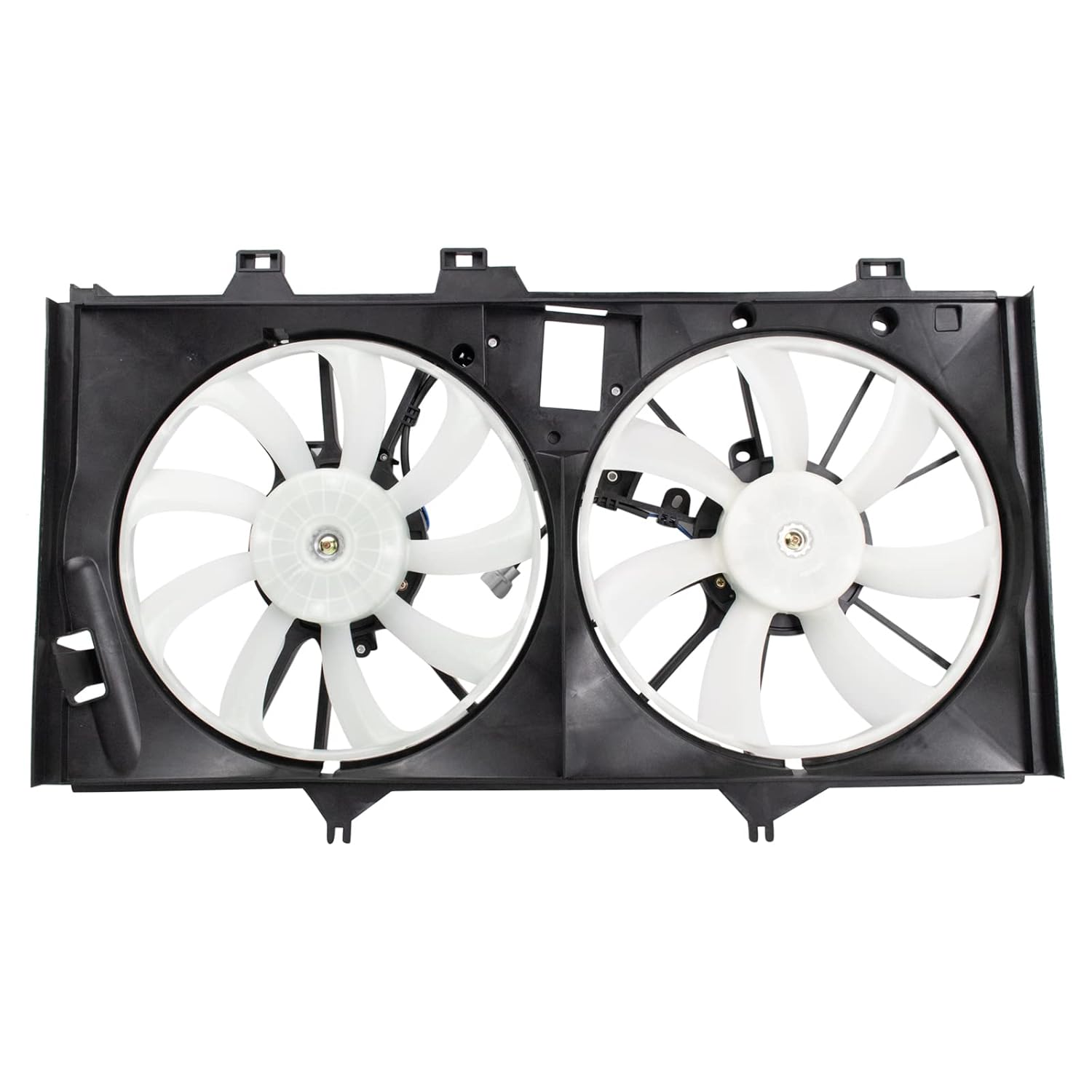 TRQ Radiator Dual Cooling Fan Assembly Compatible with 2013-2018 Toyota Avalon 2012-2017 Camry TO3115173