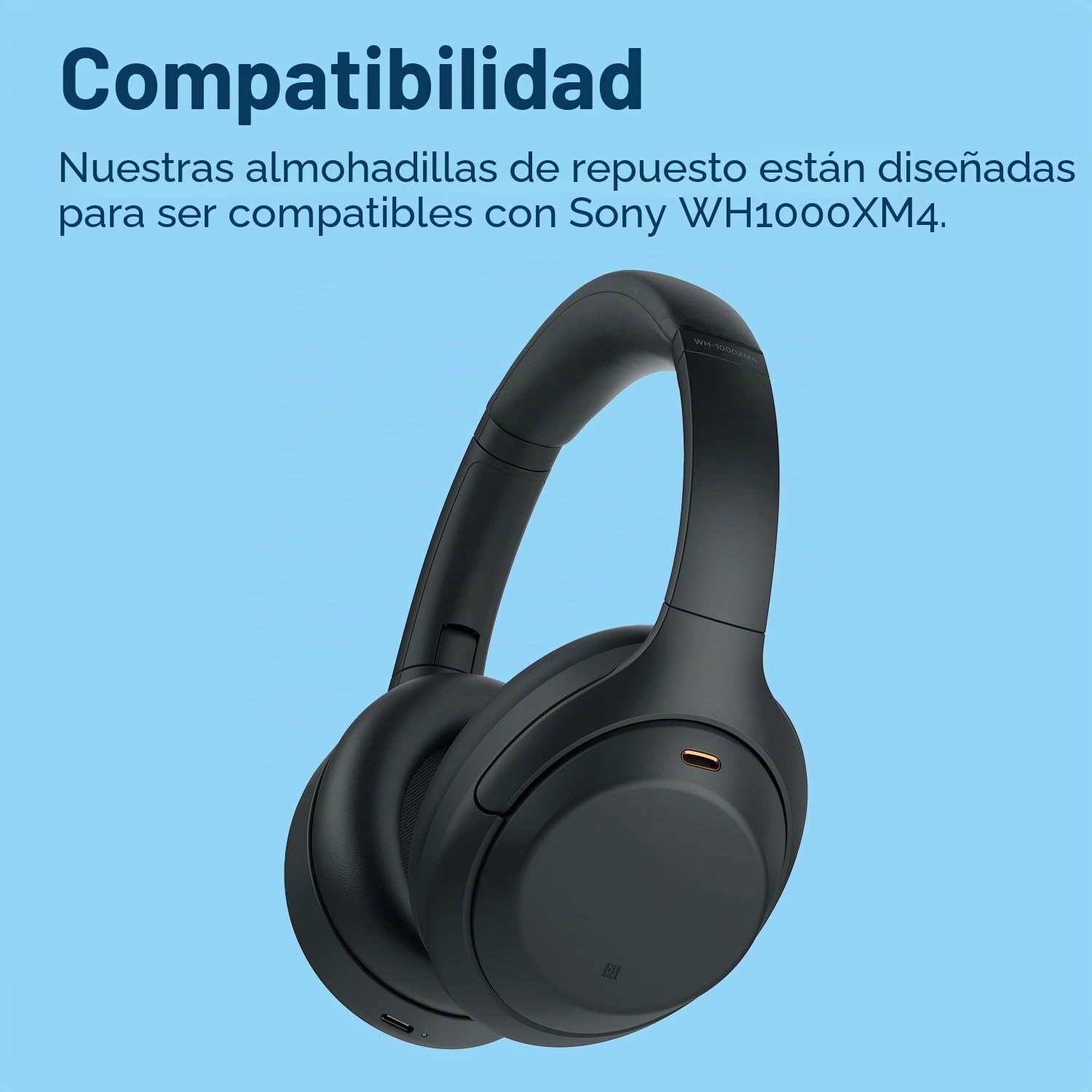 Almohadillas de Repuesto para Sony WH-1000XM4 Noise Cancelling