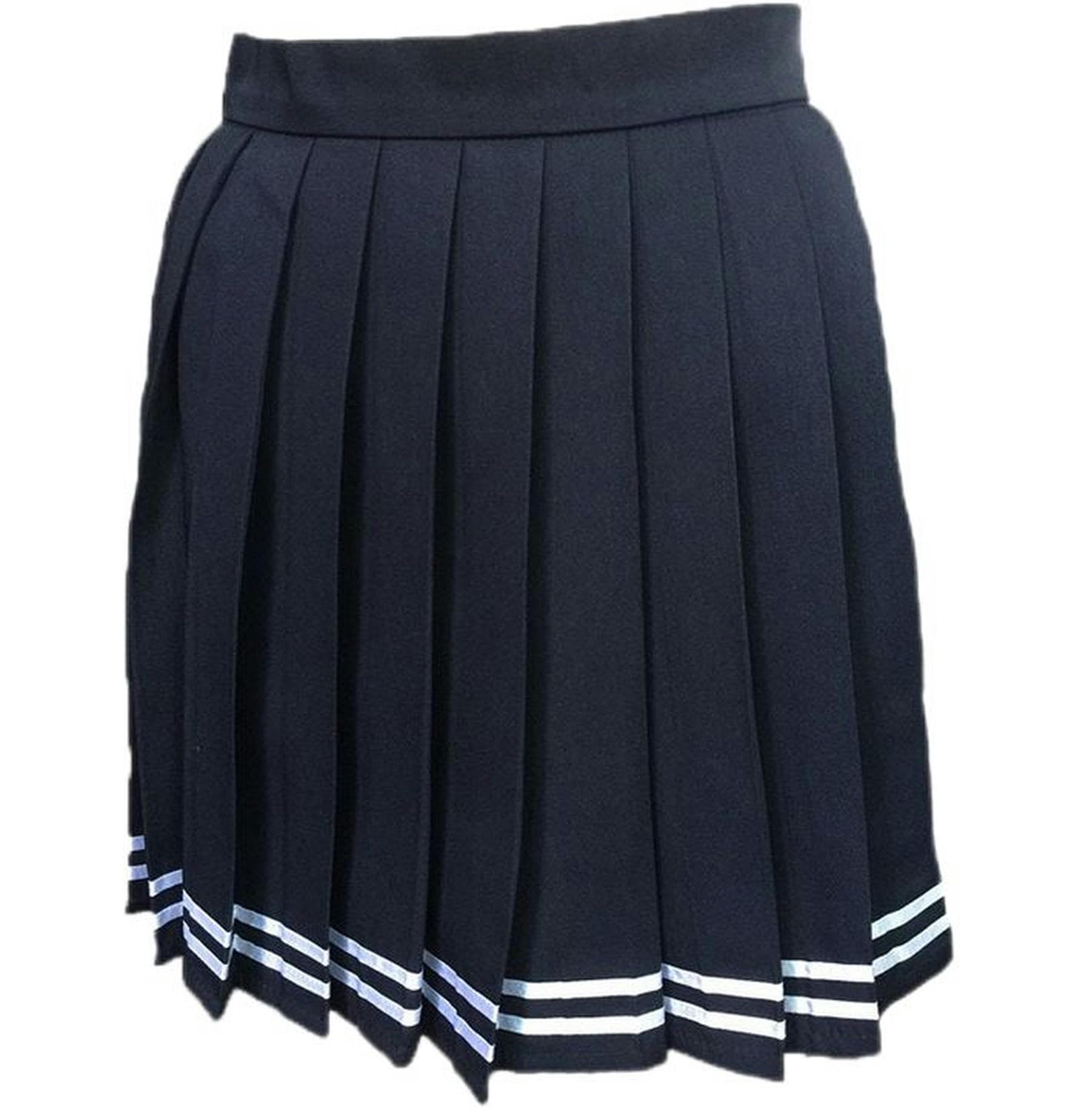 WEITING Falda Plisada Estilo Universitario de Primavera Falda Corta Adelgazante de Cintura Alta Negra de Verano para Mujer - Cuadros Rojos y Verdes - XL