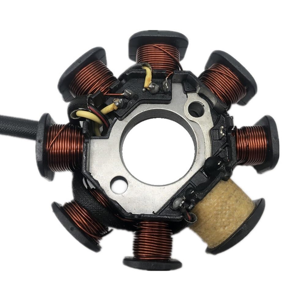 Spule Magneto Stator Motorrad Generator Stator Spule 8 Pole 4 Kupfer Draht Magneto Halbe Welle Volle Welle Für GY6 50 60 80CC 139QMB Roller Moped ATV Stator-Zündspule