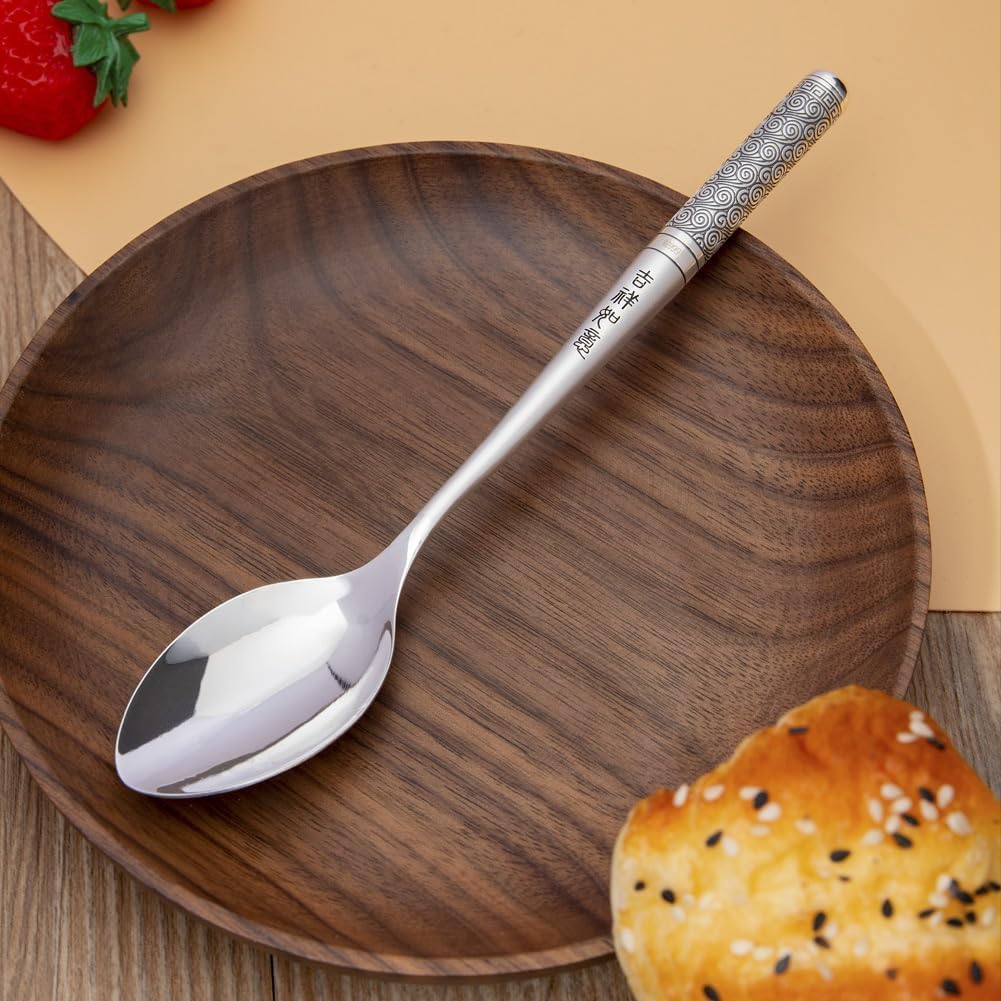 999 Sterling Silver Spoon 40g, Personalized Engraving, Complete with Gift Box