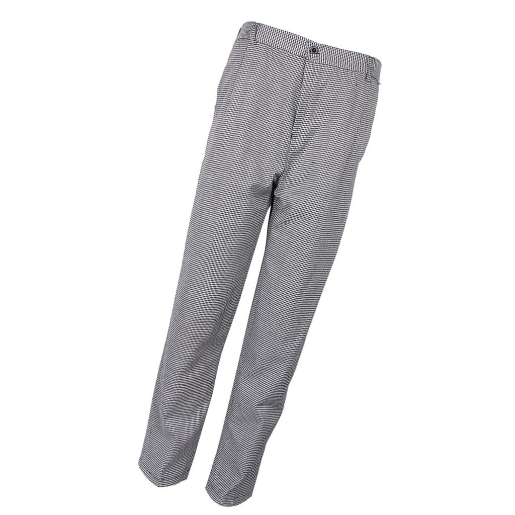 CALANDIS® Restaurant Cafe Chef Waiter Pants Trousers Uniform Houndstooth XXL-picture-10