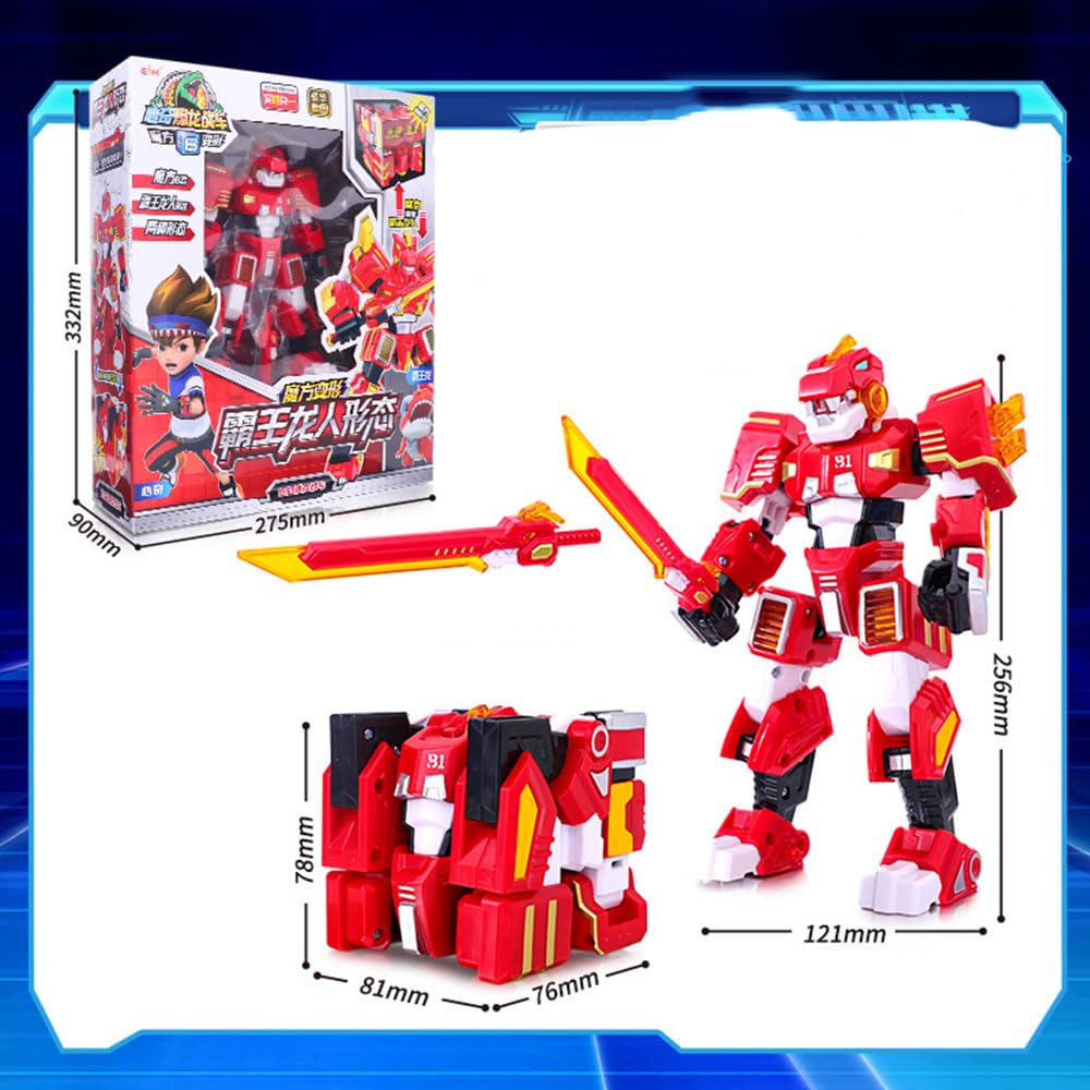 Amazon.co.jp: MZATIVATT 竜人の変形玩具キューブ変形玩具変形ロボット
