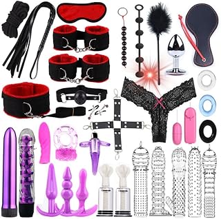 34 Piece Casual Pilates Training Set (Red), Indoor Fun Hip and Wrist Exercise Role-Playing Accessories, Couple Gift