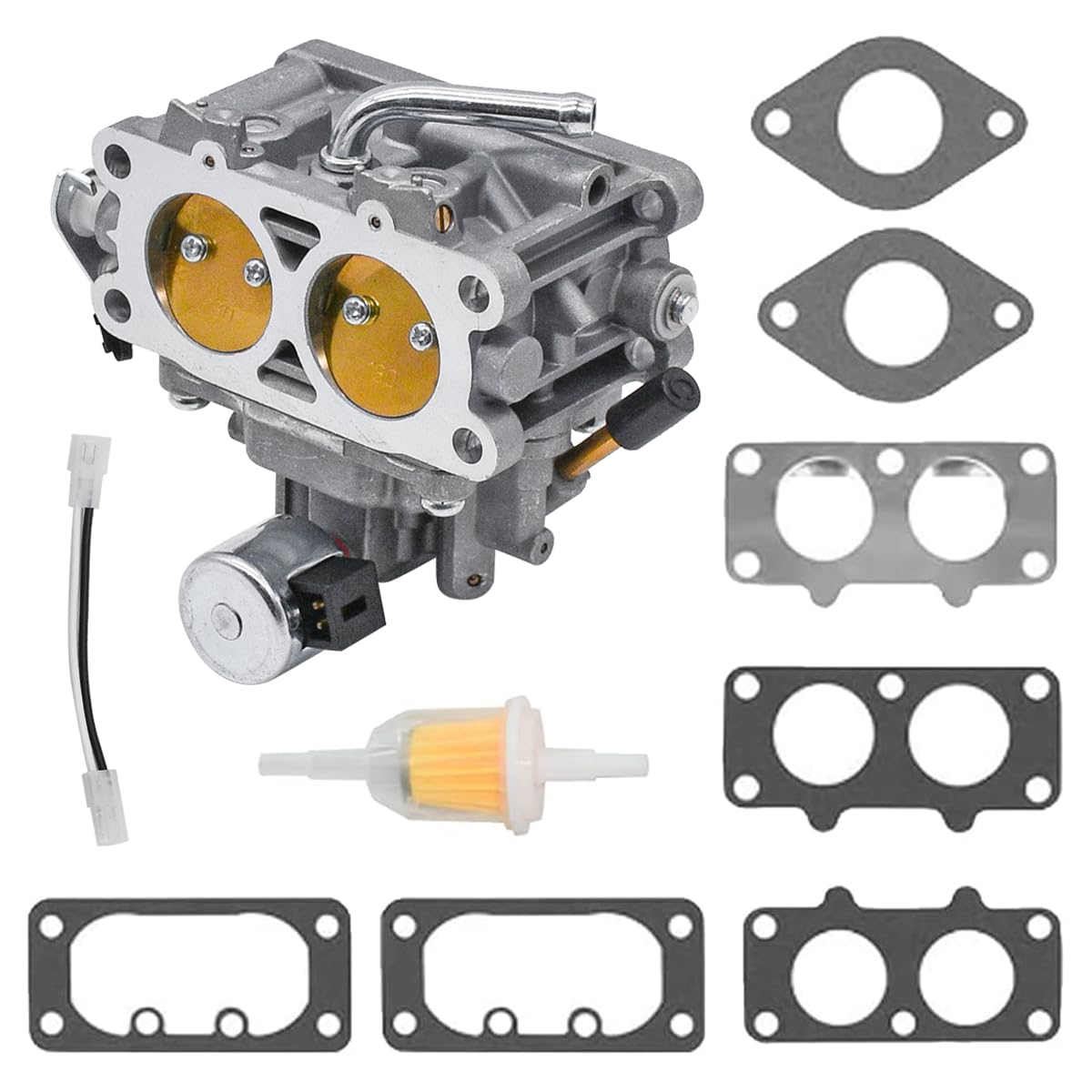 845273 Carburetor for Briggs & Stratton 611477 613477 Series Lawn Mover Engine with Mounting Gasket Replace # 845032 844172 842097-image-41