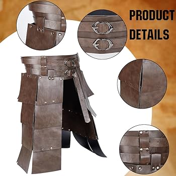Amazon.com: GORGECRAFT Medieval Faux Leather Thigh Armor