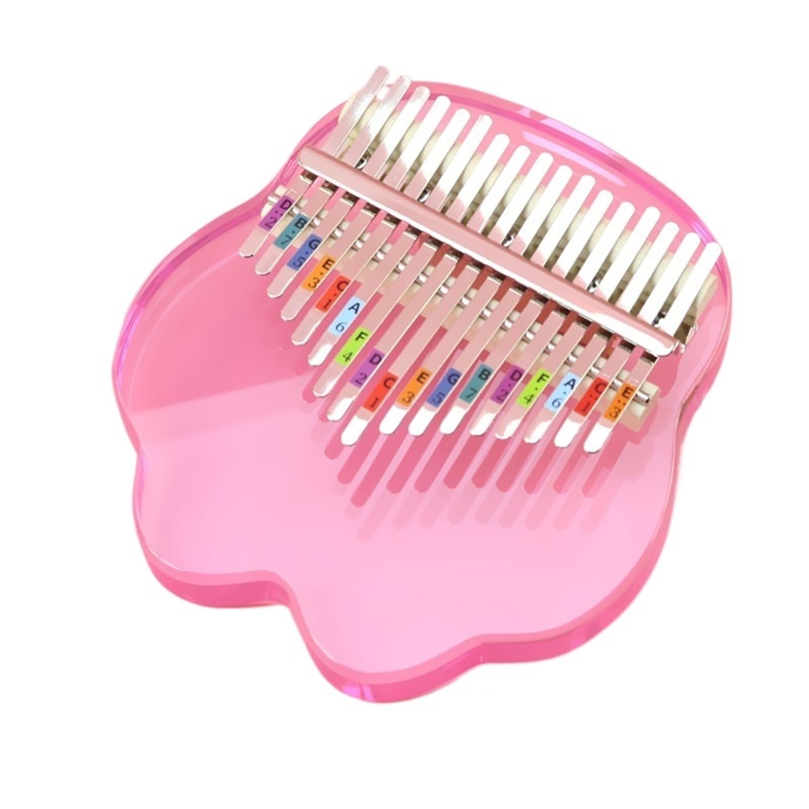 Kalimba Instrument 17-Noten Daumenklavier Kalimba Fingerklavier Anfängereinstieg Einfaches Musikinstrument Mit Zubehör(Style 1)