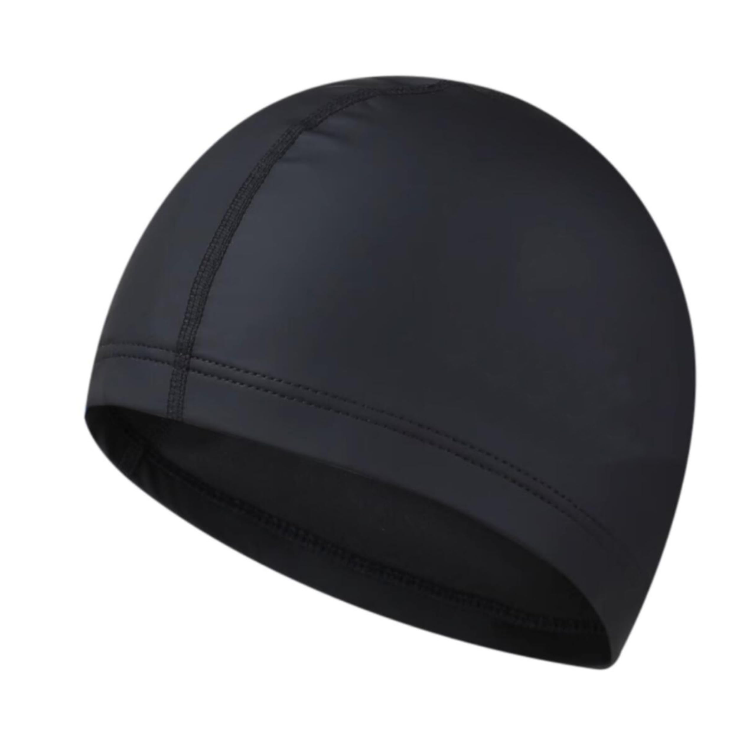 Gorro de Natación Negro Piscina Unisex para Pelo Largo y Corto, Gorro de Baño para SPA, Impermeable, Suave, Cómodo y Resistente.