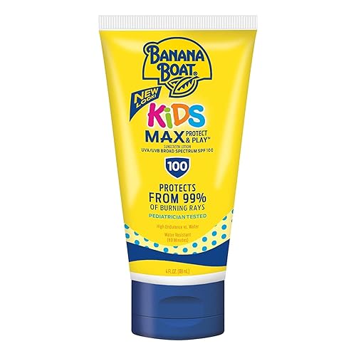 plátano Boat Kids Max Proteger & Play Amplio Espectro Protector solar SPF 100 de 4 oz