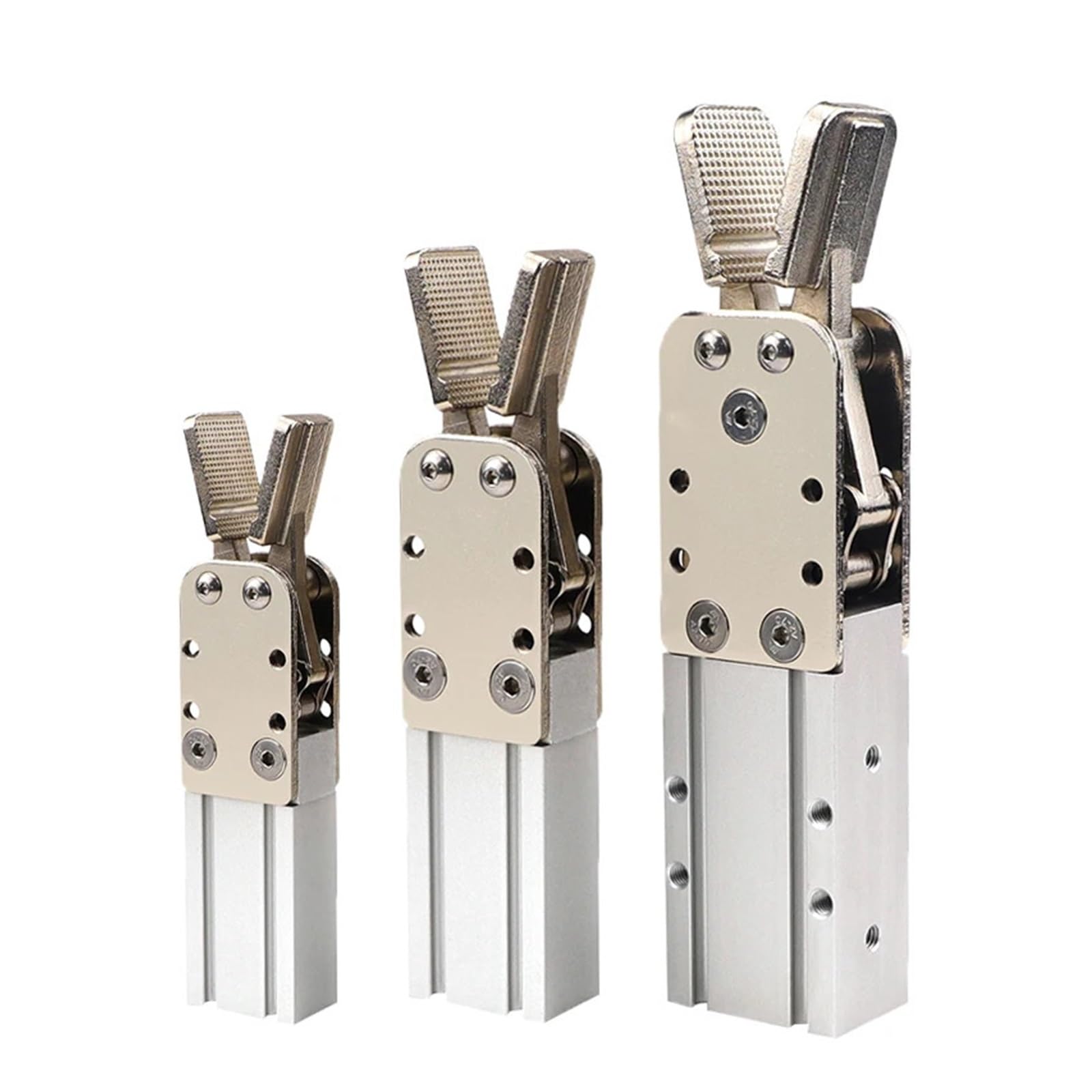 Pince pneumatique à double action 2015D pour un serrage robotique précis