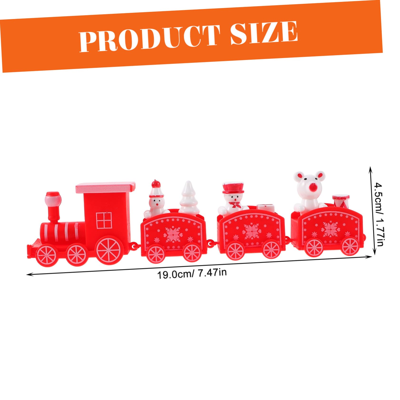 KOMBIUDA Christmas Train Mini Decor Toddlers Christmas Decor Christmas Train Christmas Decoration