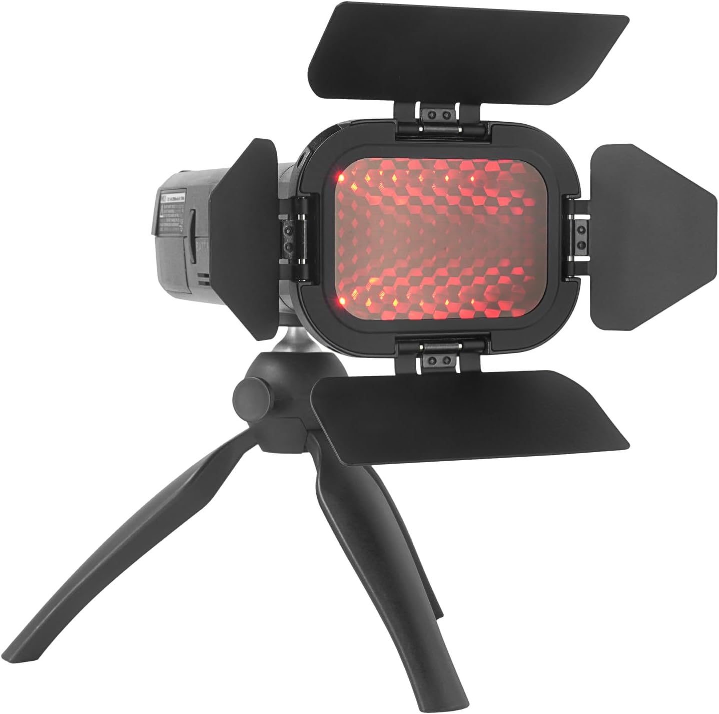 GODOX BD-07 II Barn Door Compatible for Godox AD200Pro II Pocket Flash, with Detachable Honeycomb Grid and 4 Color Gel Filters