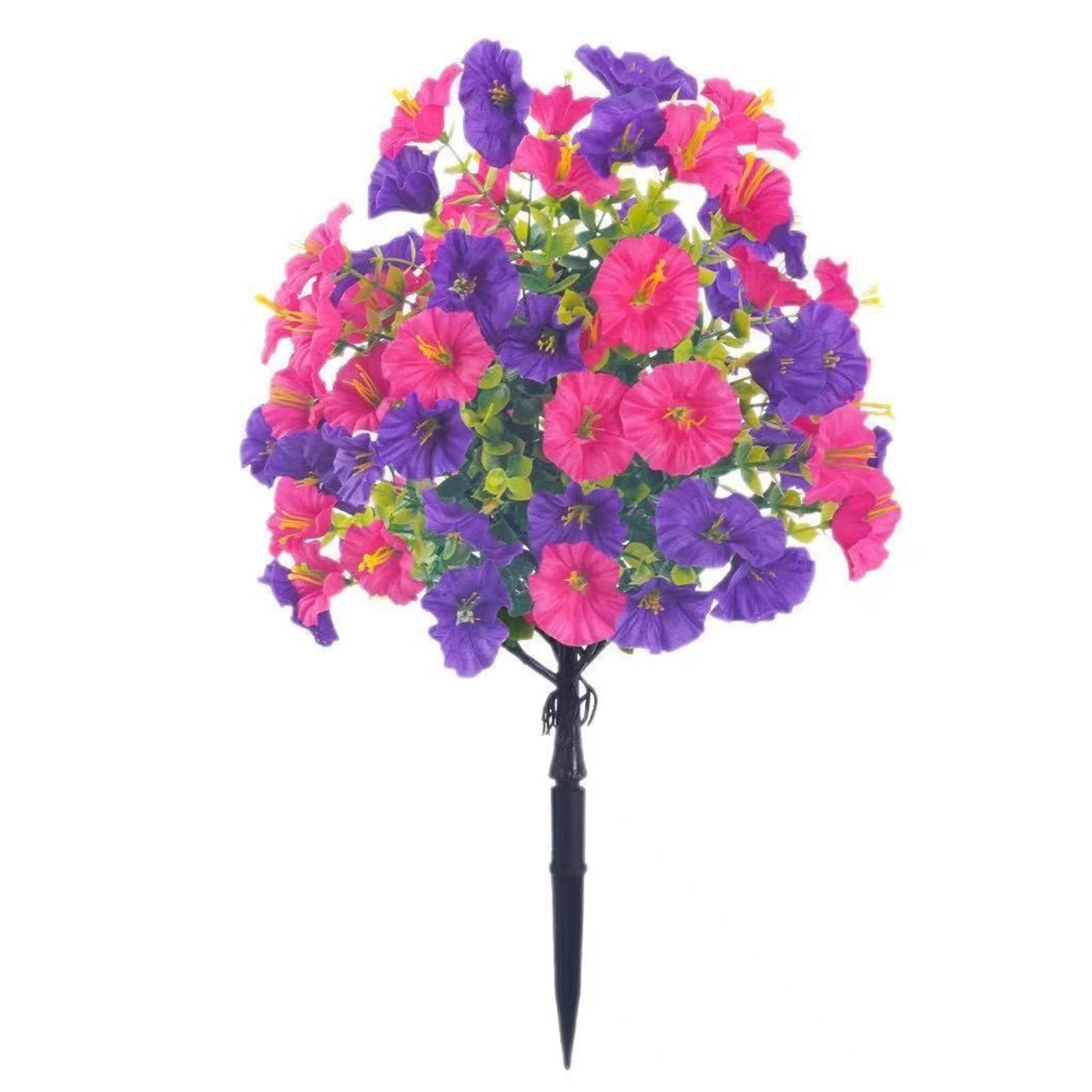 Wbcdxcbb Mixed Colors Simulated Flowers, Artificial Green Plants, Violets, Eucalyptus, Planted Outdoors For Decoration 1Pcs(Mixed Colors)