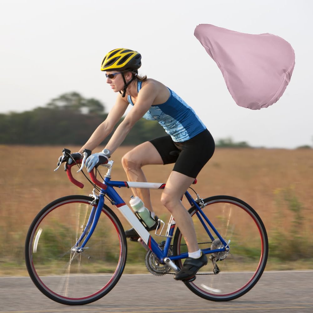 Copri Sella Bici 28x24 cm,Coprisella Bici Impermeabile,Cover per Sella Bici,Antipioggia Copri Sellini per Bicicletta,Coprisella Bici Idrorepellente, Coprisella in PVC per Qualsiasi Tipo di Bicicletta