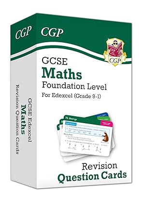 GCSE Maths Edexcel Revision Question Cards - Foundation cover